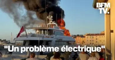 Un yacht de luxe de 41 mètres prend feu dans le port de Saint-Tropez