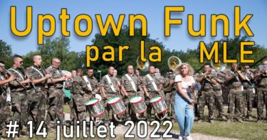 #Uptownfunk – interprétation par la MLE avec Sophie Tapie. #14juillet #legionetrangere