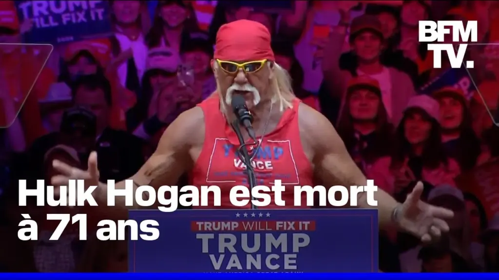 Véritable icone du catch, l’Américain Hulk Hogan, est mort à l’âge de 71 ans
