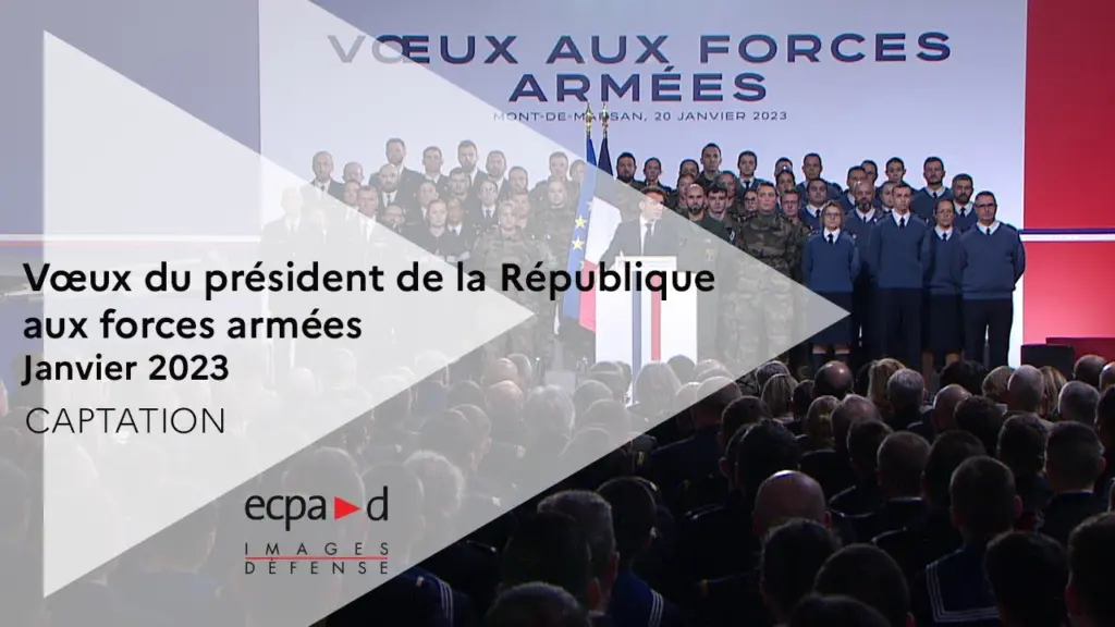 Vœux du président de la République aux forces armées – janvier 2023 | ECPAD